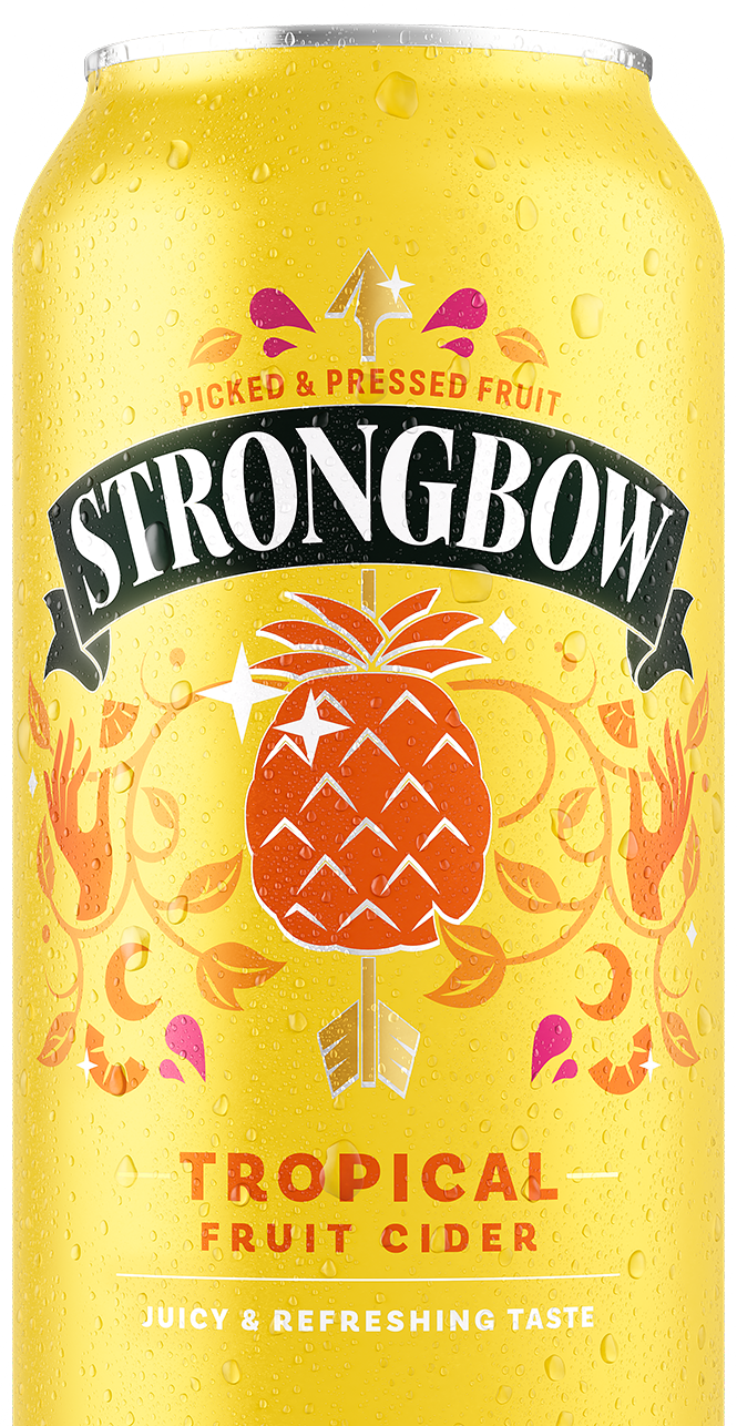 Strongbow Tropical Fruit Cider Product Page