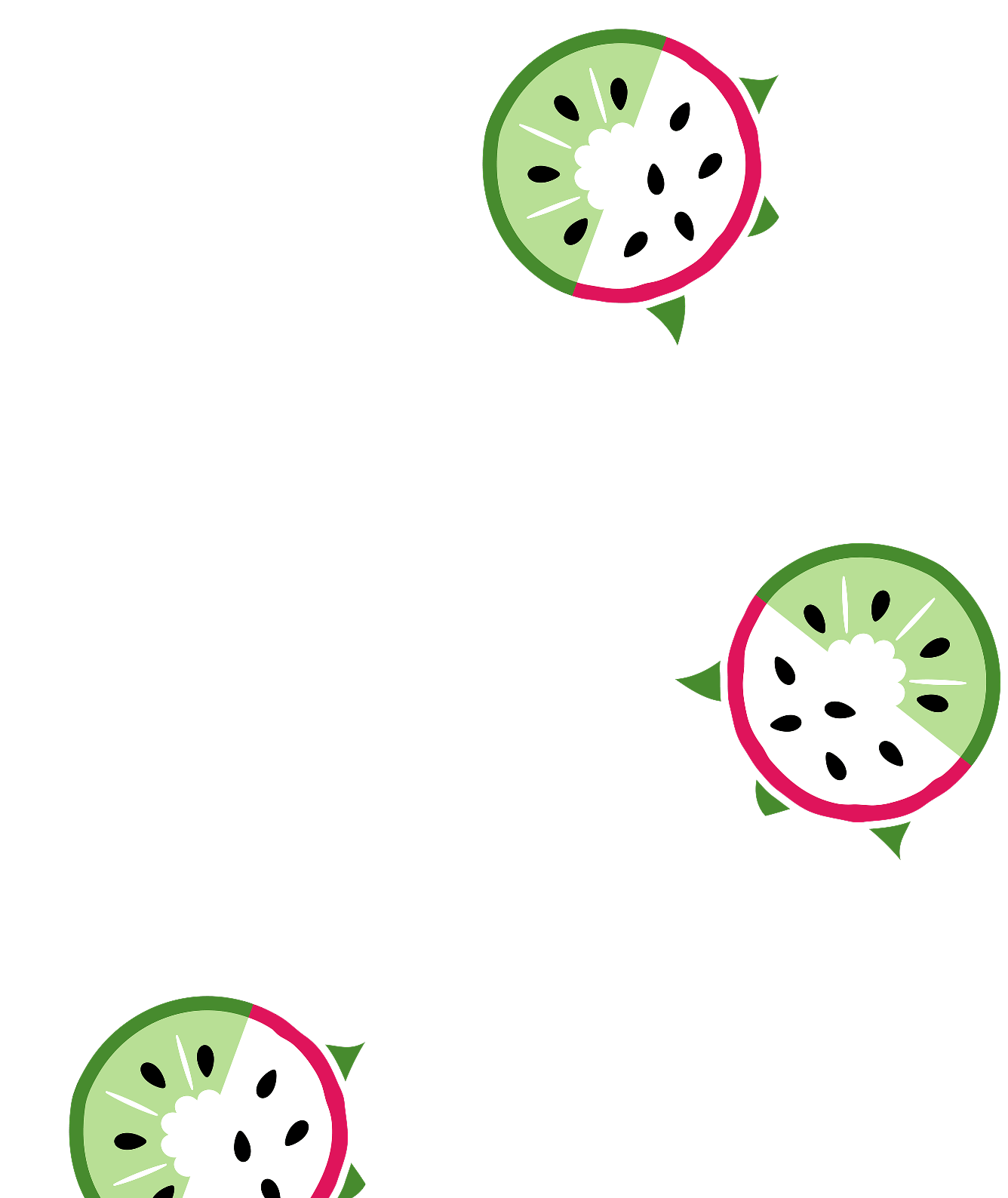 Kiwidragonfruitbackground