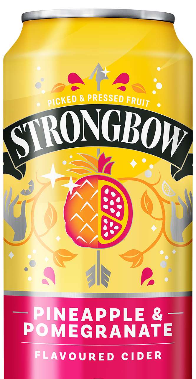 Strongbow Pineapple Pomegranate Cider Product Page